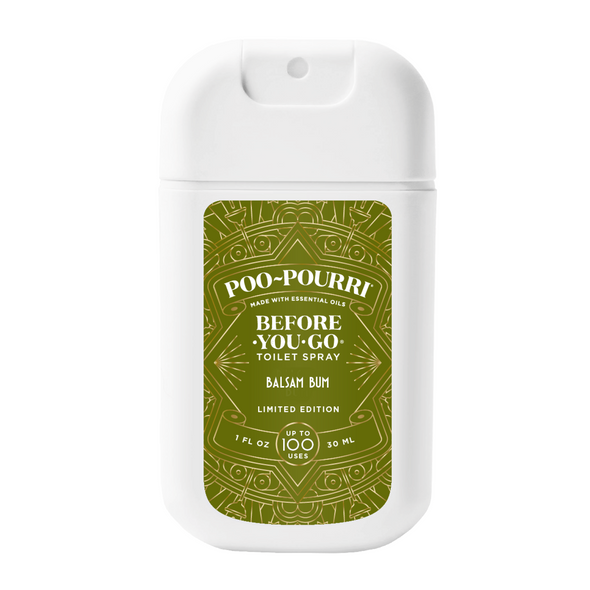 Poo-Pourri Balsam Bum Pocket Sprayer Holiday- 1 oz.