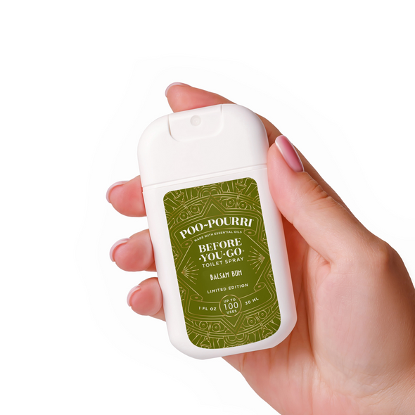 Poo-Pourri Balsam Bum Pocket Sprayer Holiday- 1 oz.