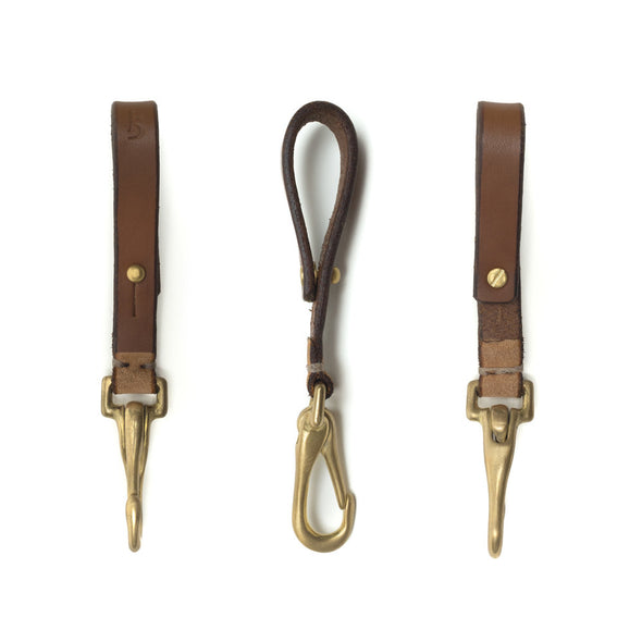 Bridle Leather Hook Key Chain