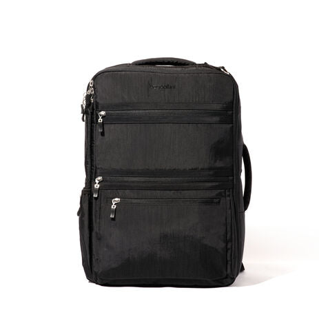 Modern Convertible Travel Backpack-Black