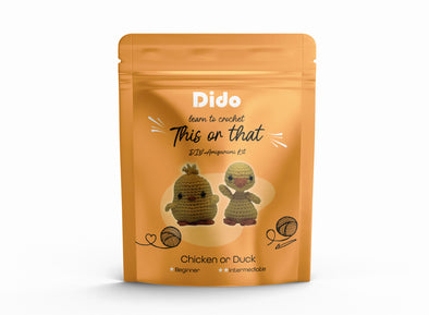 Dido This or That DIY Amigurumi Kit - Chicken or Duck