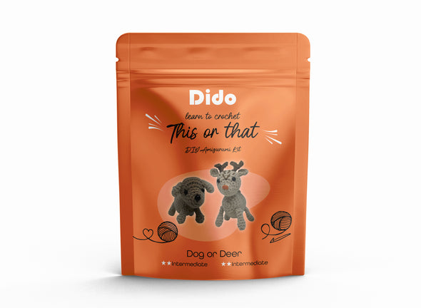 Dido This or That DIY Amigurumi Kit - Dog or Deer