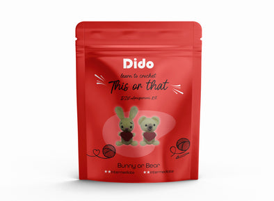 Dido This or That DIY Amigurumi Kit - Bunny or Bear