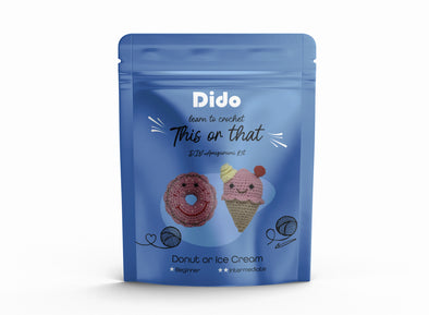 Dido This or That DIY Amigurumi Kit - Donut or Ice Cream