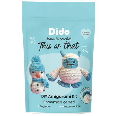 Dido This or That DIY Amigurumi Kit - Snowman or Yeti