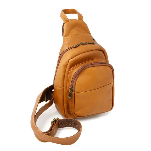 DayTrekr Crossbody Sling Bag - tan