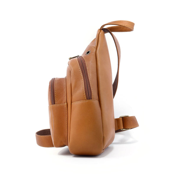 DayTrekr Crossbody Sling Bag - tan