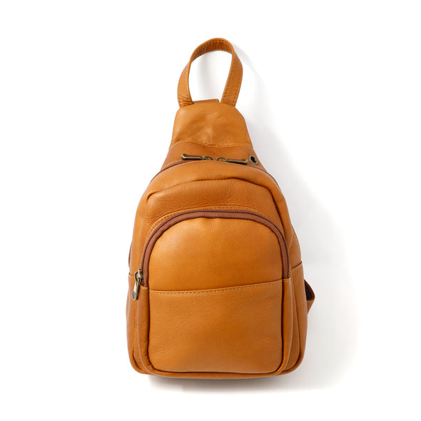 DayTrekr Crossbody Sling Bag - tan