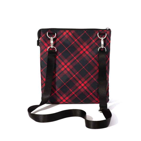 Out and About Crossbody -Crimson Tartan