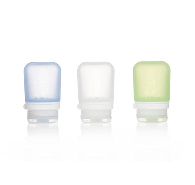GoToob 3 pack Small - clear,green,blue
