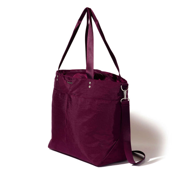 Carryall Expandable Packable Tote - mulberry