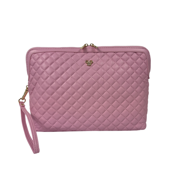 Getaway Litt Makeup Case Quilted -Rose Quartz