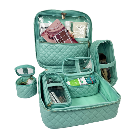 Mini Diva Case Quilted - Turquoise Quartz