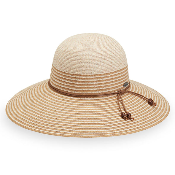 Marseille Hat -White/Beige/Camel