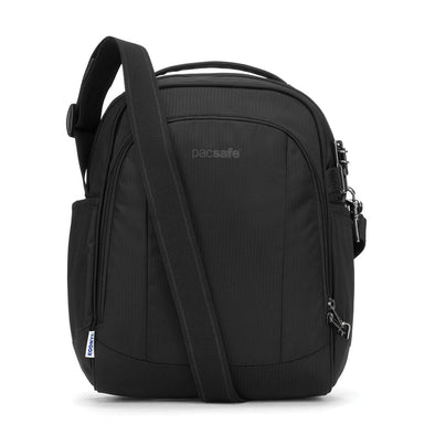 Metrosafe LS250 Anti-Theft ECONYL Shoulder Bag-black