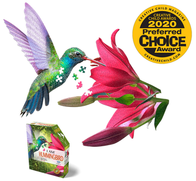 I am Hummingbird 300-piece Shaped Puzzle