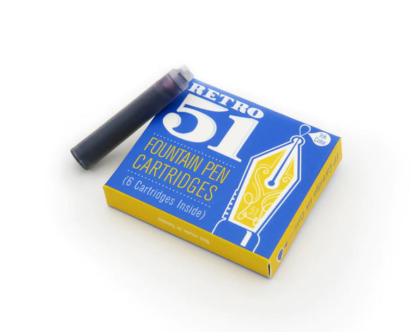 Fountain Pen Cartridges-6 pk