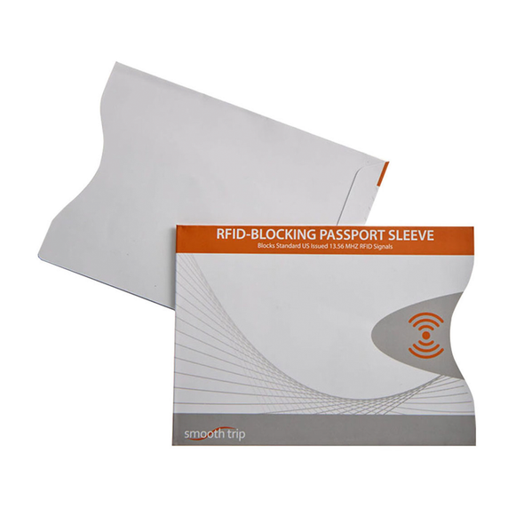 RFID Passport Protector Sleeve-white