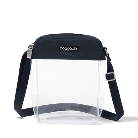 Clear Stadium Explorer Crossbody - French Navy