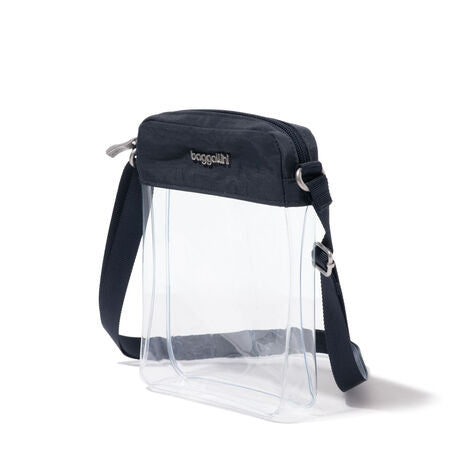 Clear Stadium Explorer Crossbody - French Navy