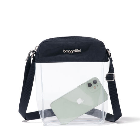 Clear Stadium Explorer Crossbody - French Navy