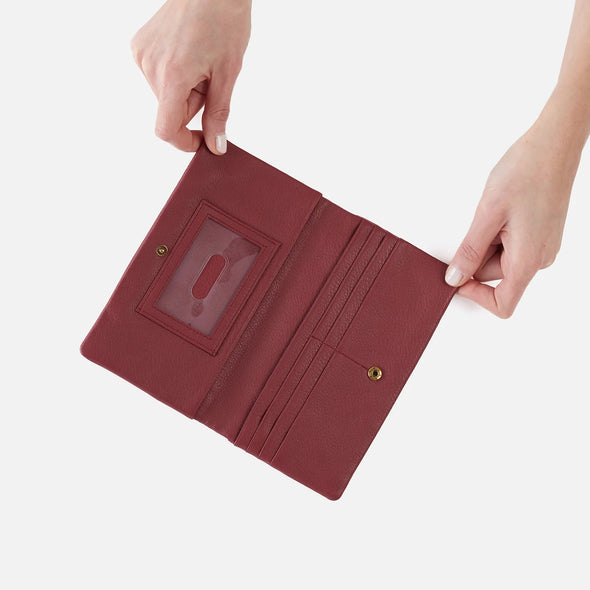 Lumen Continental Wallet with snap Discontinued