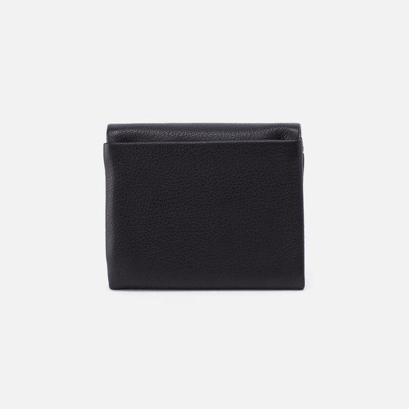 Velvet Pebbled Fern Medium Trifold Wallet