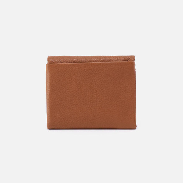 Velvet Pebbled Fern Medium Trifold Wallet