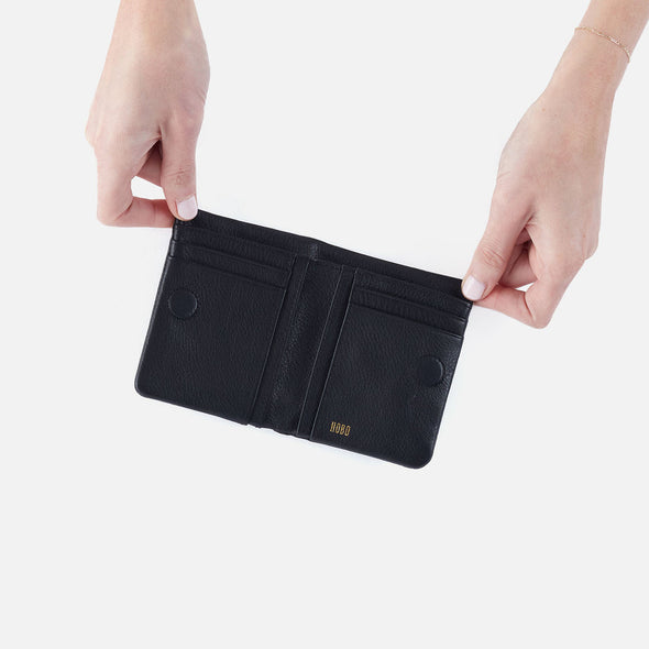 Velvet Pebbled Lumen Mini Wallet