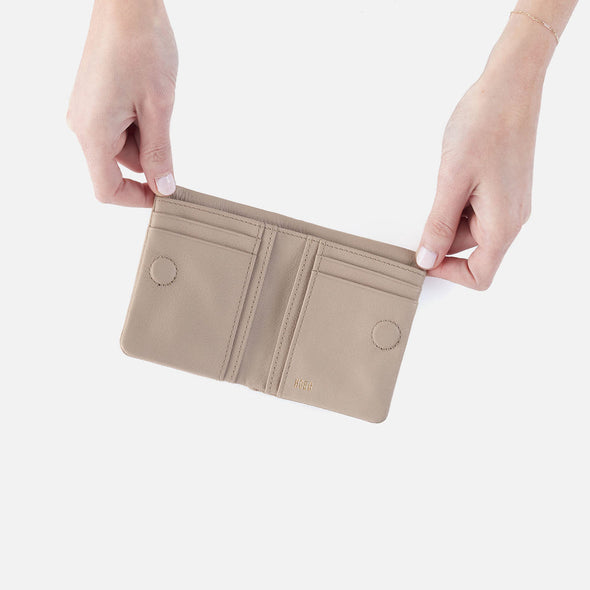 Velvet Pebbled Lumen Mini Wallet