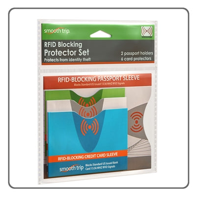 RFID Blocking Protectors Set (8 pack) Luggage Shop of Lubbock RFID Blocking Protectors Set (8 pack) Luggage Shop of Lubbock
