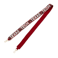 Collegiate Sequin Strap Texas Tech