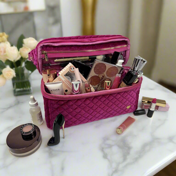 Stylist Travel Bag - Holiday 2025 Fuchsia Velvet