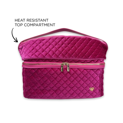 Stylist Travel Bag - Holiday 2025 Fuchsia Velvet