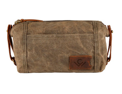 Waxed Canvas Dopp Kit