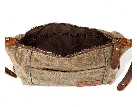 Waxed Canvas Dopp Kit