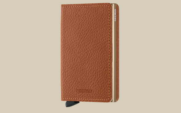 Secrid Veg Tanned Leather Slimwallet - Caramello-Sand