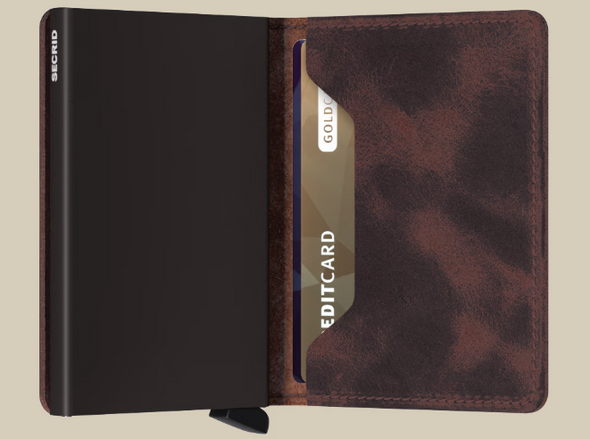 Secrid Vintage Slimwallet - Chocolate