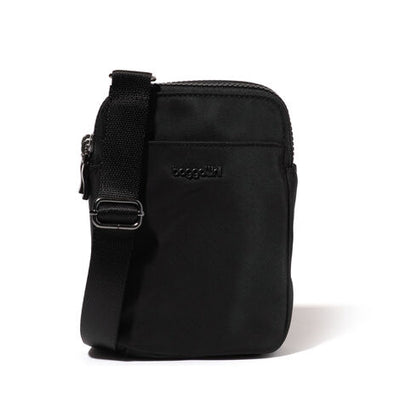 Modern Take Two RFID Crossbody - Black