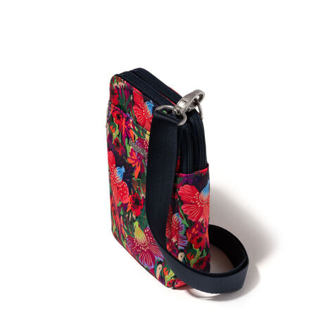 Modern Take Two RFID Crossbody - Tropical Floral