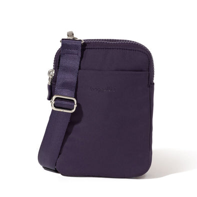 Modern Take Two RFID Crossbody - Plum Twilight EcoPuff