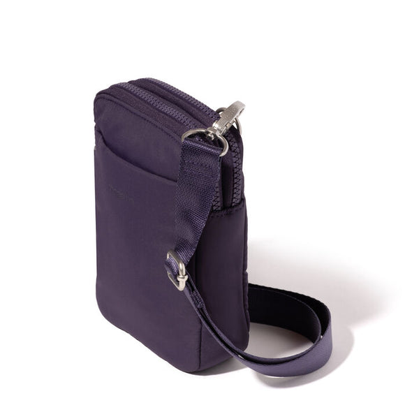 Modern Take Two RFID Crossbody - Plum Twilight EcoPuff