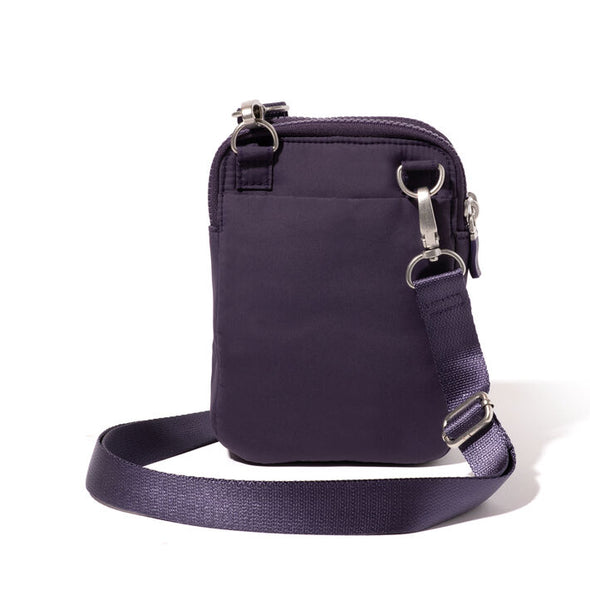 Modern Take Two RFID Crossbody - Plum Twilight EcoPuff