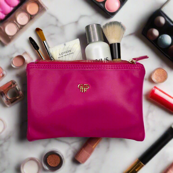 Getaway Toiletry Case - Holiday 2025 Fuchsia Velvet