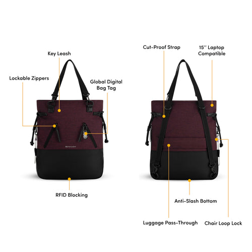 Tempest Anti-Theft Tote/Backpack