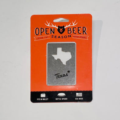 50 States Wallet Bottle Opener-Texas