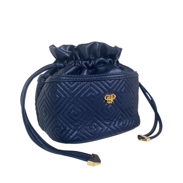 Ultra Jewelry Case Quilted-Greek Navy Discontinued