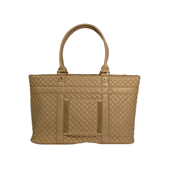 VIP Travel Tote Quilted- Nude
