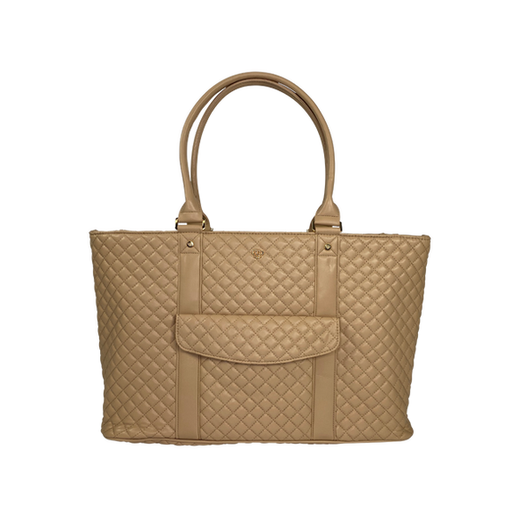 VIP Travel Tote Quilted- Nude