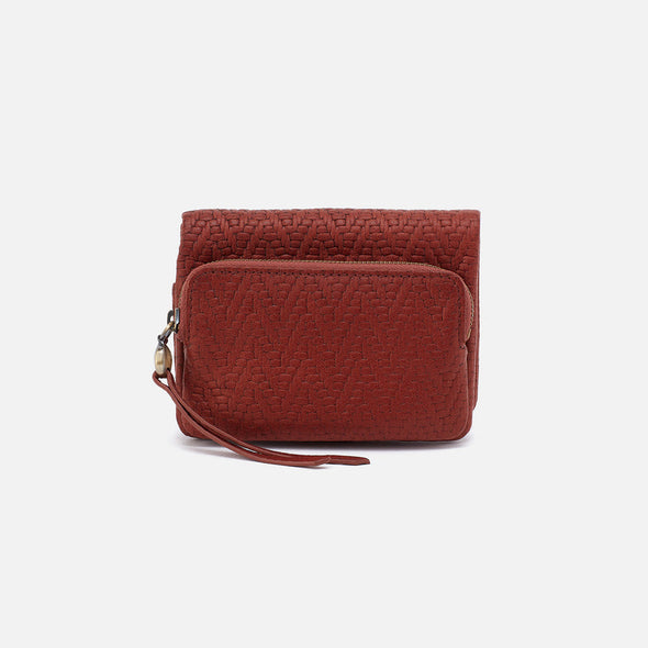 Novelty Leather Fern Bifold Wallet - Tuscan Brown